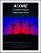 Alone SAB choral sheet music cover